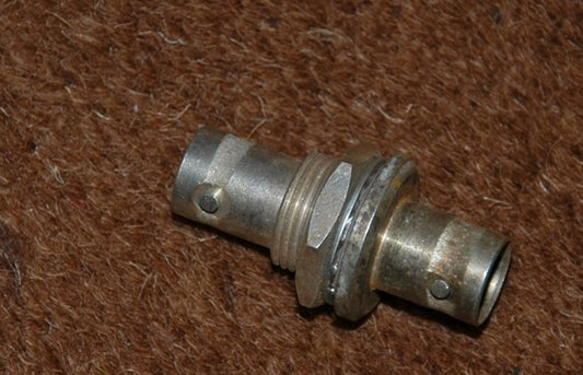 BNC FEMALE - BNC FEMALE,  BULKHEAD CONNECTOR, BNC FEEDTHROUGH, SILVER PLATED NOS