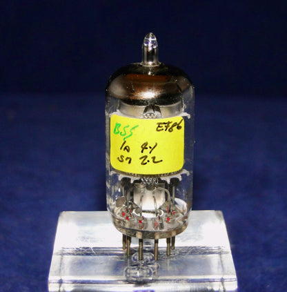 CV2901, MIL SPEC, EF86, MULLARD, MESH SCREEN, FACTORY CODE, 8Y6 L9K2, BRUXELLES, NOVEMBER 1969 MANUFACTURE