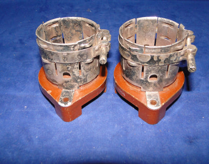 BIG 4 PIN JUMBO CERAMIC VALVE BASES BY AEI, THOUGHT TO BE U-541 FOR 211 OR 845 TUBES