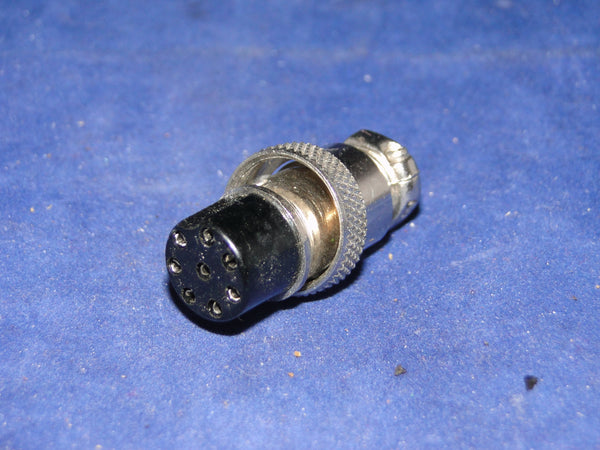 8 pin, microphone plug  - new, unused,