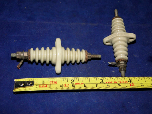 RAYMART, CERAMIC, RIBBED, LEADTHROUGH, FEEDTHROUGH, APPROX  70mm LENGTH