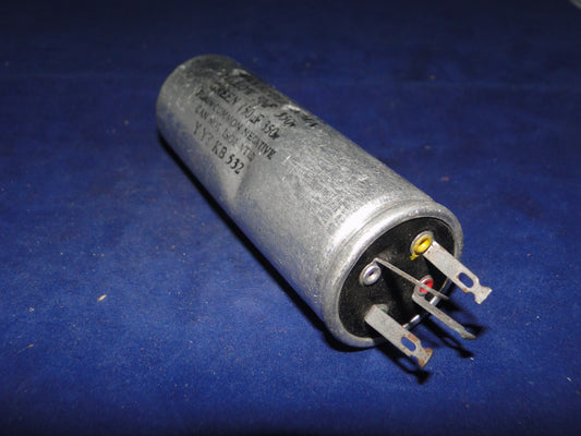 ERIE, TRIPLE SECTION, 100 + 150 + 50uF 350V,  RADIAL CAPACITOR