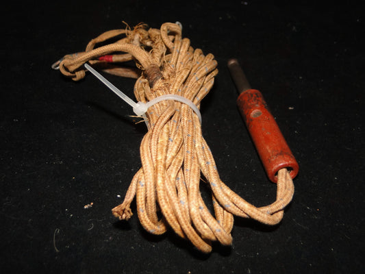 ARMY, BRAIDED HEADPHONE LEAD, Y LEAD, PL38 JACK, WIRE RING TERMINALS FOR DLR & SIMILAR