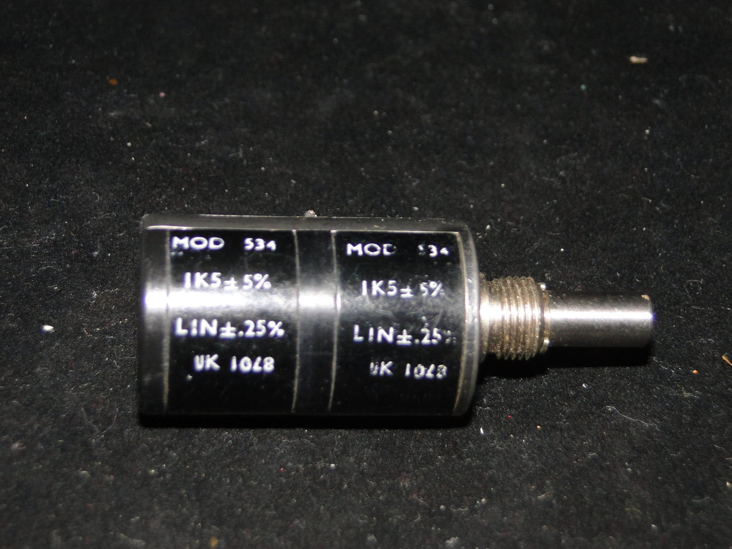 SPECTROL RELIANCE, PRECISION RESISTOR,  1K5 + 1K5, LIN, PARALLEL, EX EQUIPT