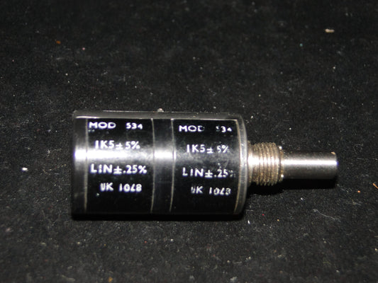 SPECTROL RELIANCE, PRECISION RESISTOR,  1K5 + 1K5, LIN, PARALLEL, EX EQUIPT