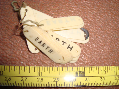 1920s RADIO CONTROL & CONNECTOR LABELS FOR CRYSTAL SETS etc - MULLARD MAGIC - 3