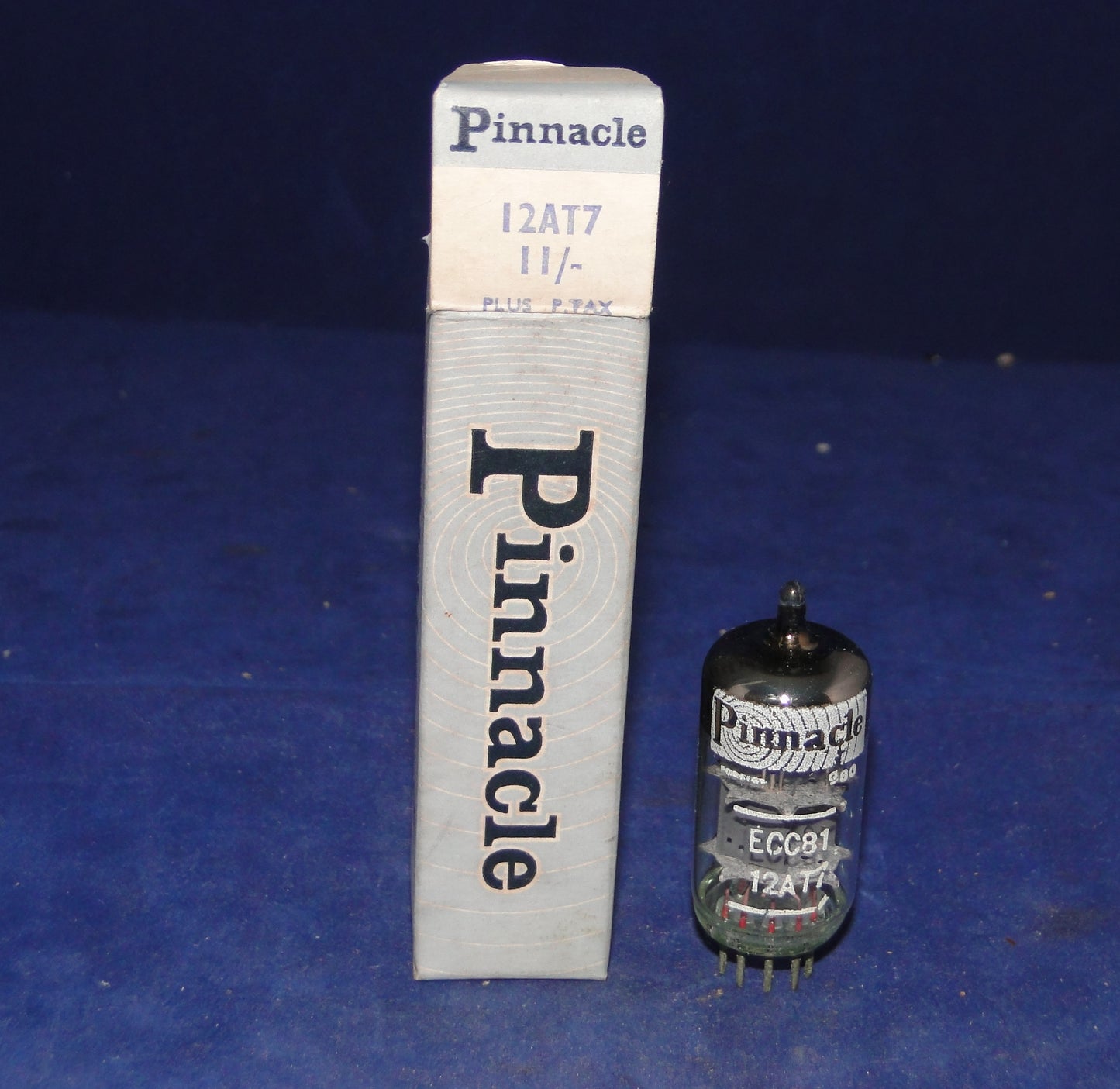 ECC81, PINNACLE, NEW BOXED, DATED 1967, 12AT7, CV4024