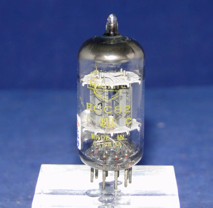 ECC82, MULLARD,  YELLOW PRINT, G17 r3J4, PHILIPS ONTARIO 1964 MANUFACTURE