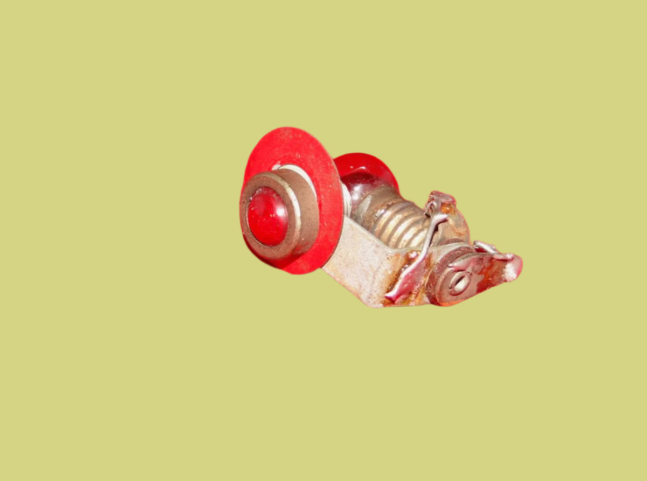 BULGIN PANEL LAMP & ESCUTCHEON AS USED ON NATIONAL HRO & OTHER WW2 APPARATUS