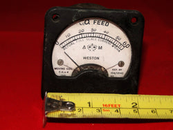 AIR MINISTRY, Moving Coil Meter, MAG FEED,  10A/12140, FOR T1154