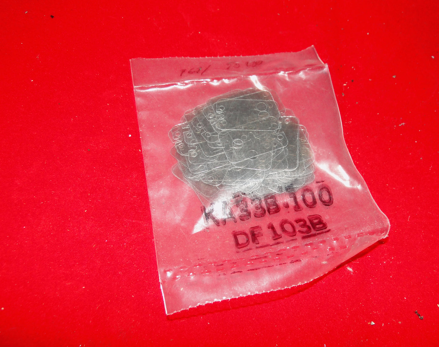 RCA, DF103B, MICA, INSULATING WASHER, THERMAL INSULATOR, TRANSISTOR, TO-220,  PACK,