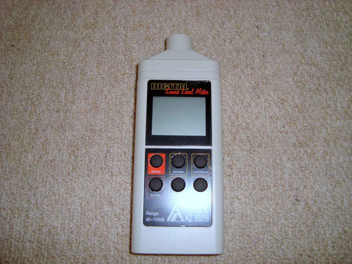 AZ INSTRUMENTATION DIGITAL SOUND LEVEL METER MODEL 8928