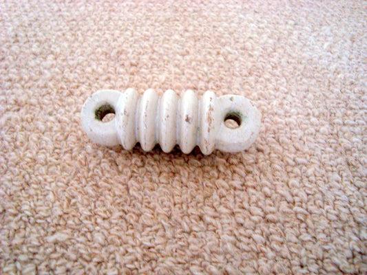 EDDYSTONE WHITE CERAMIC AERIAL STRAIN INSULATORS DOGBONE CAT No 999