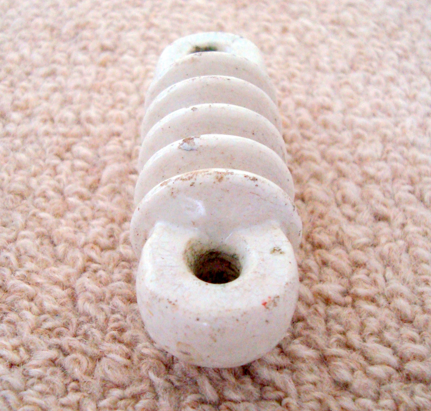 EDDYSTONE WHITE CERAMIC AERIAL STRAIN INSULATORS DOGBONE CAT No 999