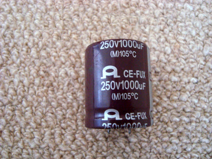 1000uF 250V SNAP IN RADIAL CAPACITOR