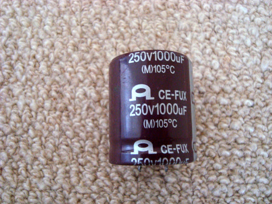 1000uF 250V SNAP IN RADIAL CAPACITOR