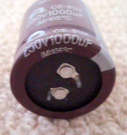1000uF 250V SNAP IN RADIAL CAPACITOR