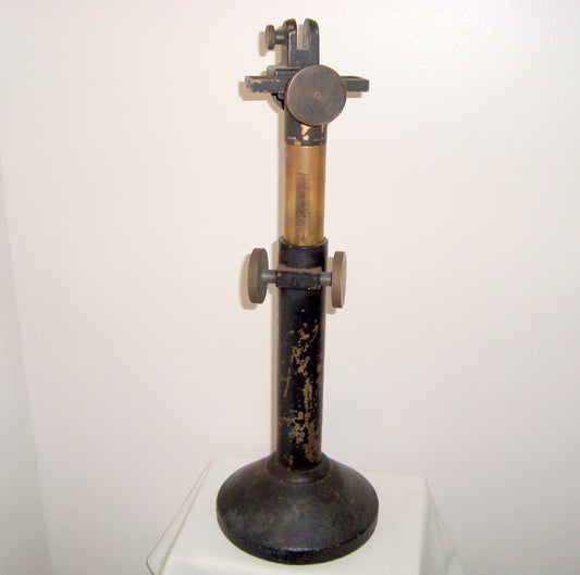 VINTAGE SOLID BRASS OPTICAL BENCH STAND