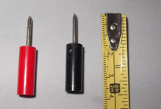 POINT/SPEAR CONNECTORS FOR XTAL SET OR TEST LEADS - PAIR