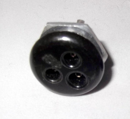 Miniature Bulgin, 3-Pin, Mains Panel Socket, 250V 3A,  SA2404 Socket as used for Michel Gyrodek PSU