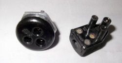 Miniature Bulgin, 3-Pin, Mains Panel Socket, 250V 3A,  SA2404 Socket as used for Michel Gyrodek PSU