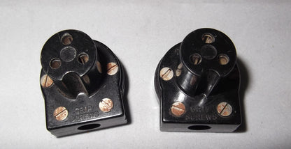 7.3mm DIA, MINIATURE, BULGIN, 3 PIN PLUG,&nbsp; RT ANGLE ENTRY, PX430, QUAD 303 33 AMPLIFIERS, EX EQUIPT