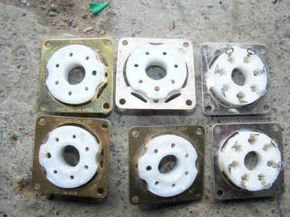 B7A, PTFE VALVE BASES, NOS, AEI, - MULLARD MAGIC - 1