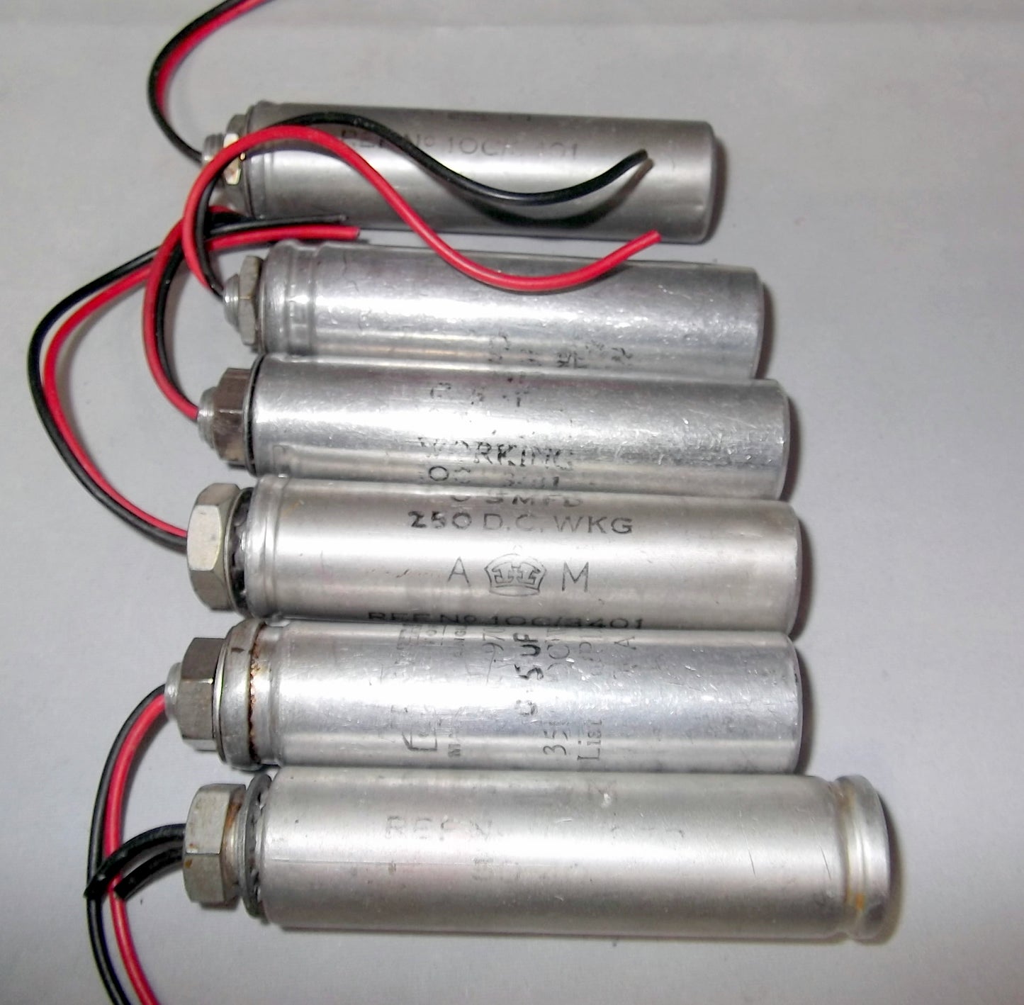 RAF R1155 REMANUFACTURED 0.5uF CAN CAPACITOR - REPRO RESTO ITEM