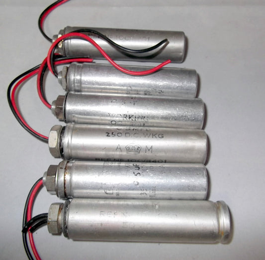 RAF R1155 REMANUFACTURED 0.5uF CAN CAPACITOR - REPRO RESTO ITEM
