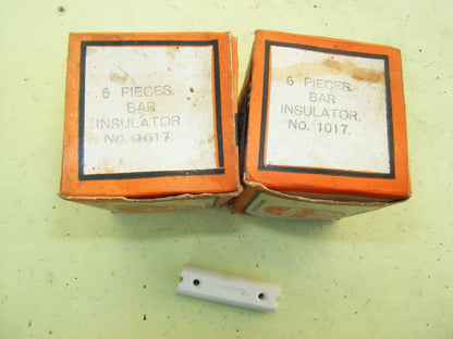 EDDYSTONE, BAR INSULATOR, BOX OF 6, CAT NO 1017, CODE ATOR, - MULLARD MAGIC - 1