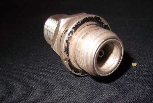 Coaxial Adapter, Female, Type N to Female Type N, Bulkhead