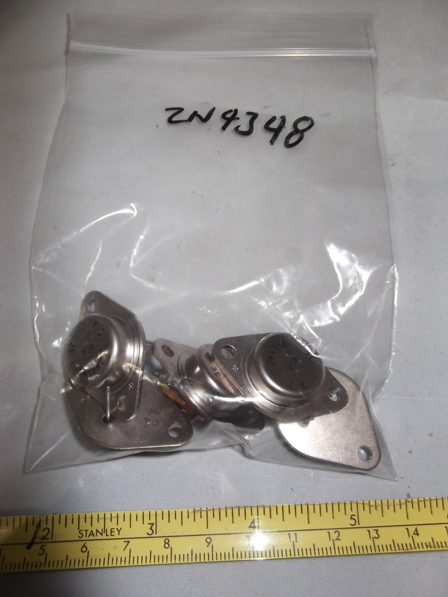 2N4348 silicon NPN power transistor - GE / RCA
