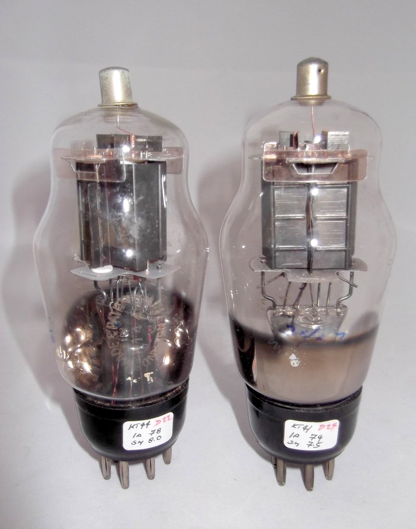 KT44, OSRAM, MATCHED PAIR , 11E3, ARP26, CV1340, CV1437, CV1576, CV1577, CV73, VT75A ,VT75B,