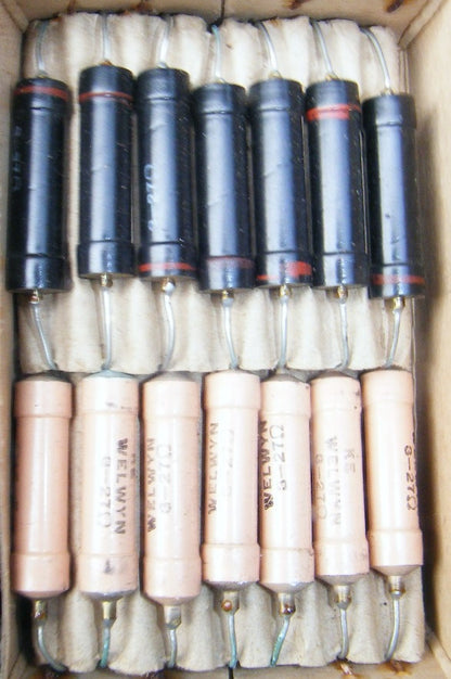 Assorted values Welwyn & Painton Panclimatic Resistor, C22 Series as used in AVO meter & AVO VCM - MULLARD MAGIC - 20
