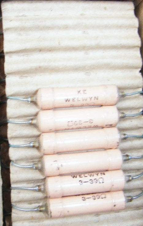 Assorted values Welwyn & Painton Panclimatic Resistor, C22 Series as used in AVO meter & AVO VCM - MULLARD MAGIC - 28