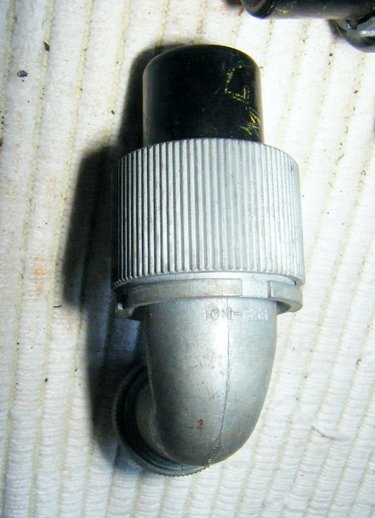 Plug, W Type, Rt Angle 4 Pin, 10H/856, RAF, MOD, Vintage Aircraft Spare Part, NOS - MULLARD MAGIC - 2