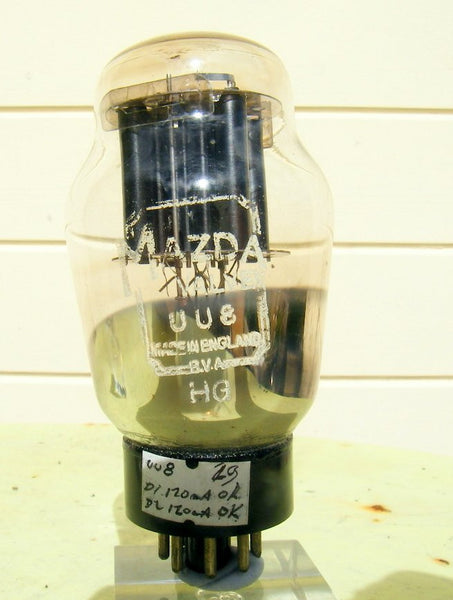 UU8 MAZDA  RECTIFIER FOR THE RGD 1046 AMPLIFIER TESTED