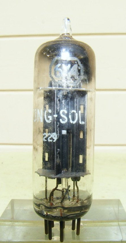 6X4 TUNG-SOL USA  1960s MANUFACTURE