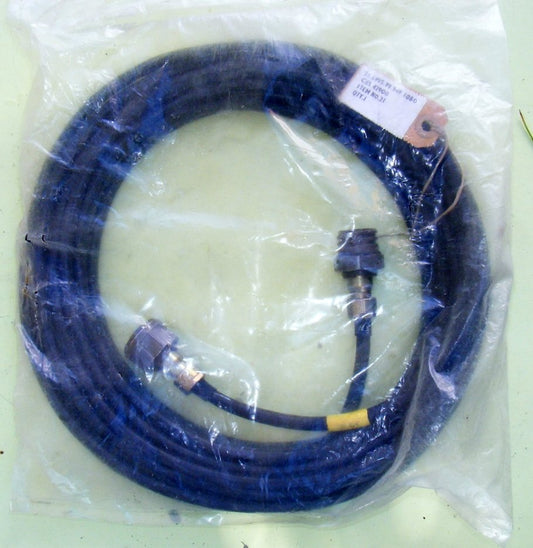 Pattern 104 Plessey Mk 7 Aluminium Small free 6 way socket to 6 way plug lead for Pye C12, Larkspur B47, B48, C13, C42, C45,  NATO, Z1 - 5995 - 99 - 949 - 1080, CES 42900