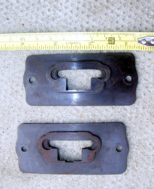 Bakelite, oblong dial escutcheons, EDGE drum tuning, 1931 x2