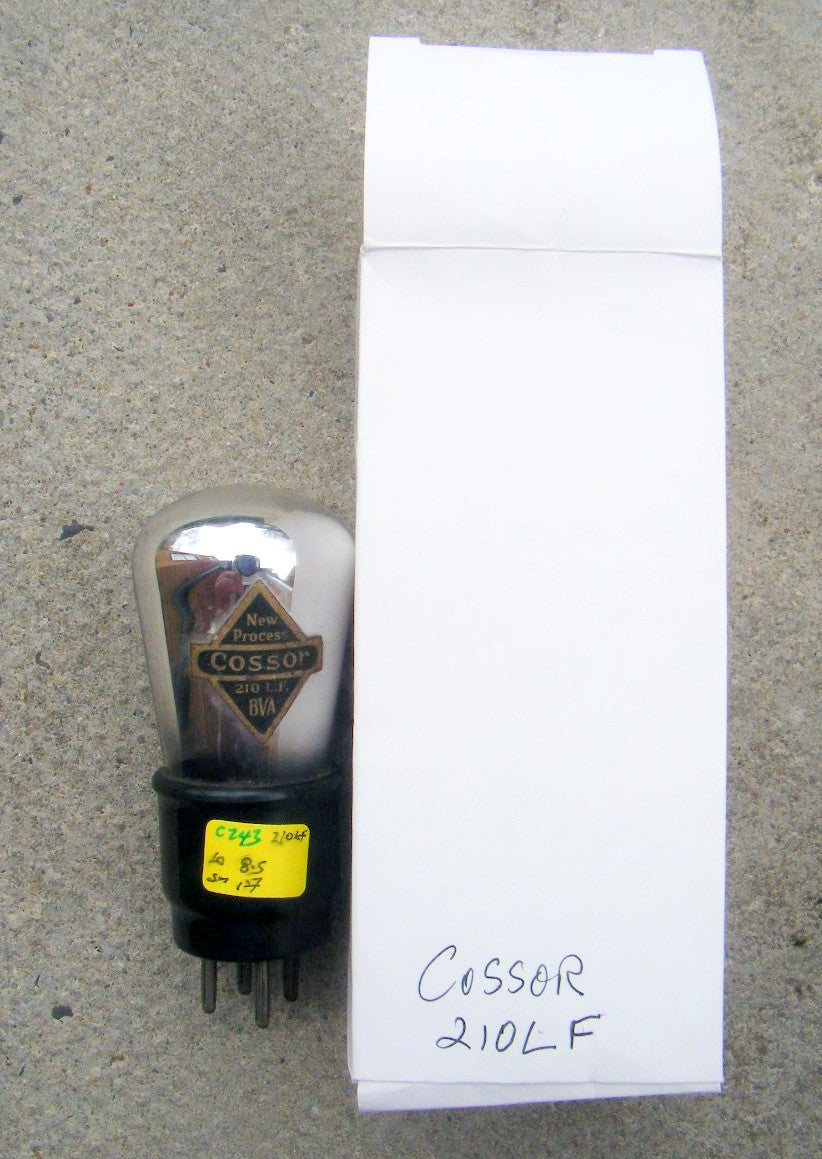 Cossor, 210LF, Medium Impedance LF or detector, triode B2 filament  VR21, L21