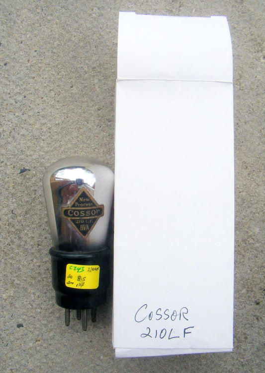 Cossor, 210LF, Medium Impedance LF or detector, triode B2 filament  VR21, L21