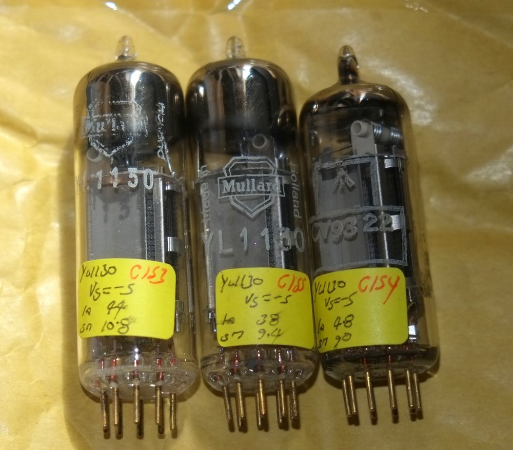 YL1130 MULLARD 8408 CV9322 DUAL BEAM TETRODE