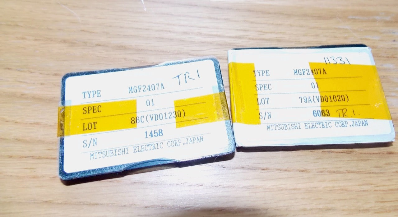 MITSUBISHI, MGF2407A, MICROWAVE POWER GaAs FET, NEW IN ORIGINAL PACKAGING