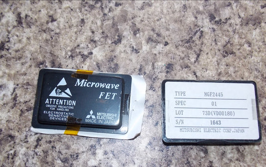 Mitsubishi ,MGF2445, MICROWAVE POWER GaAs FET, MGF2445A, NEW IN ORIGINAL PACKAGING