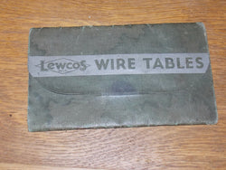 LEWCOS, WIRE TABLES, APRIL 1940