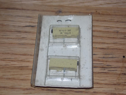VISHAY SPECTROL 41-4-1-102, TRIMMER, 20 TURN, 1K, PACK OF 2, NOS