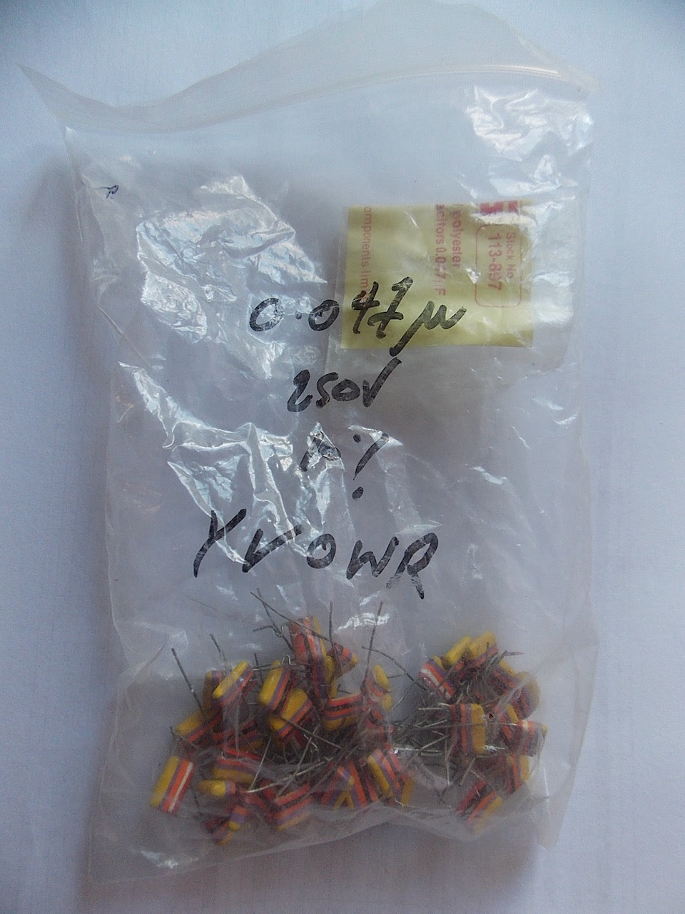 Mullard, C280 Series, Tropical Fish, Polyester Capacitors,250V & 400V Wkg, in Various Values,