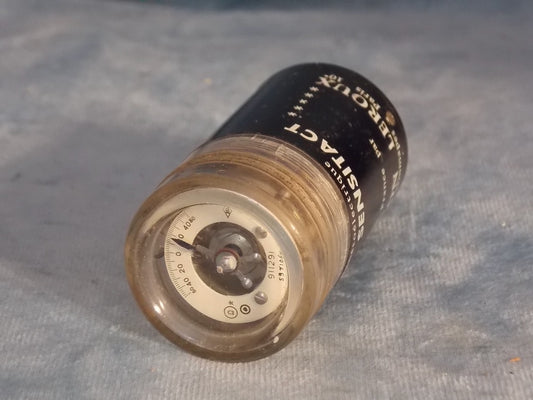 BRION LEROUX, SENSITACT, 50mW/10V, OCTAL RELAY, WITH ROTARY METER ON TOP,