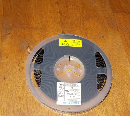 Mitsubishi, MGF4919G, Ultra low noise, InGaAs-HEMT, TRANSISTOR, SMT86, STRIP OF TEN, 10X